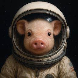 Moon pig logo